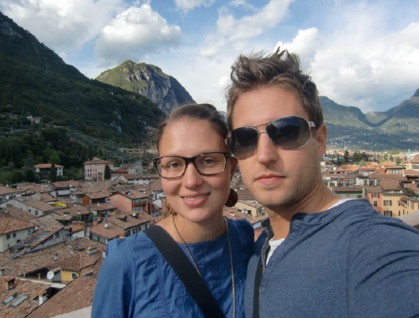 Larissa und Chrstian in Italien.